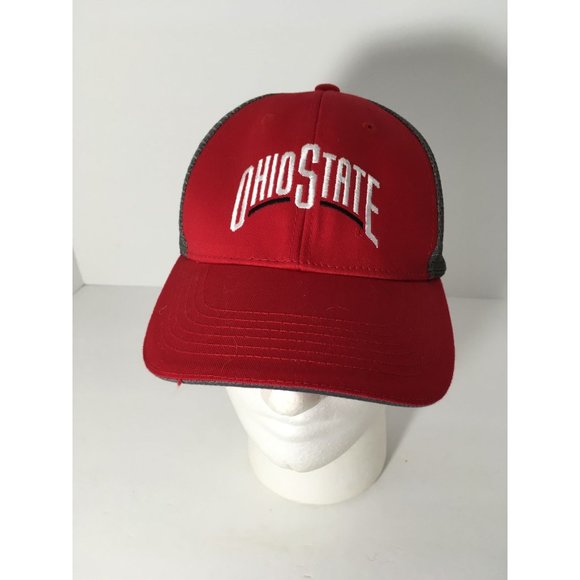 Ohio State Mesh Cotton Snap Back Trucker Hat - Picture 1 of 3